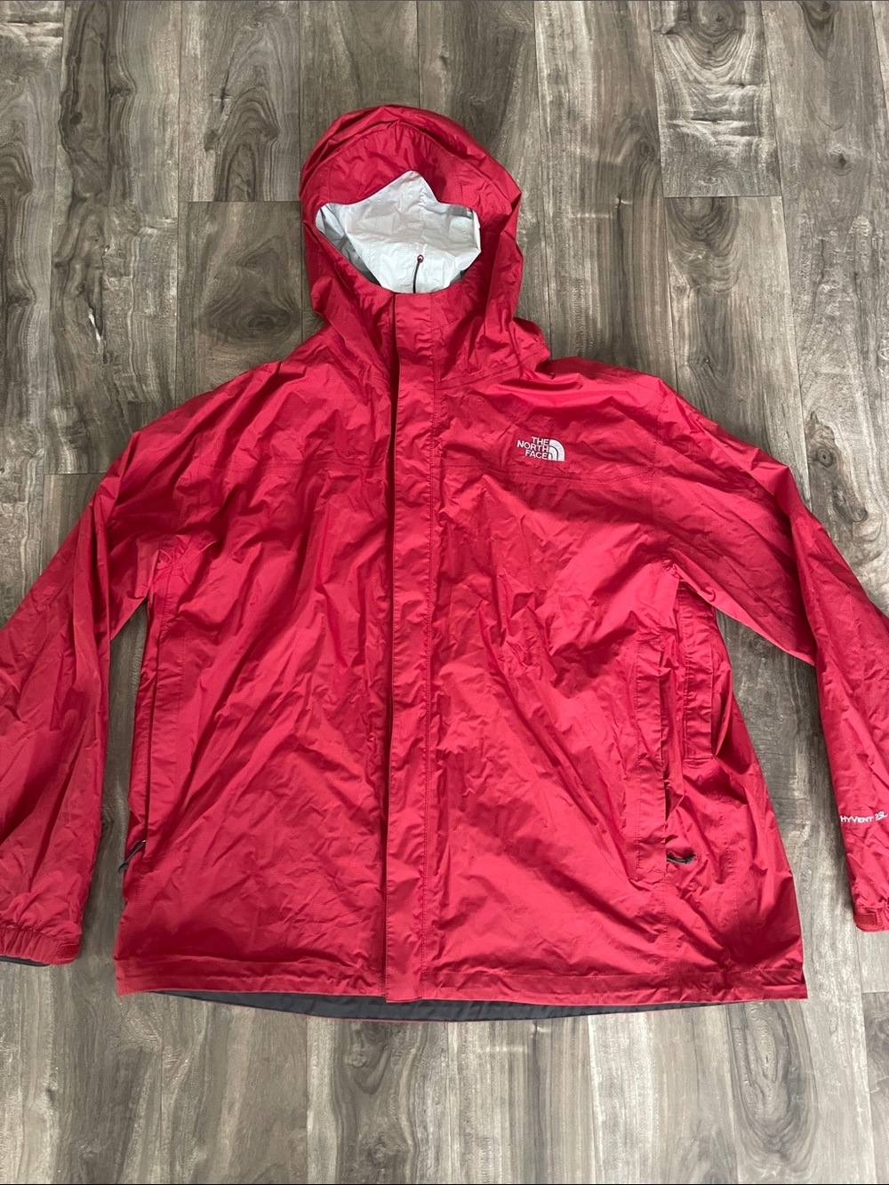 Mens The North Face HyVent 2.5L Rain Jacket Size XXL Used